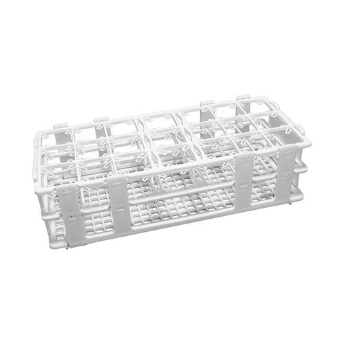 Estante para 21 Tubos Tipo Falcon de 50ml - Branco Estante para 21 Tubos Tipo Falcon de 50ml - Branco
