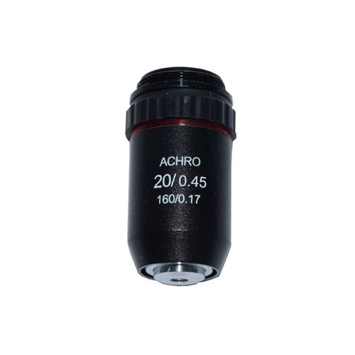 Objetiva Acromática 20x p/ microscopio modelo NO115 - Global Optics Objetiva Acromática 20x p/ microscopio modelo NO115 - Global Optics