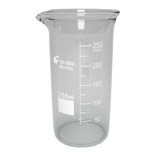 Bequer Forma Alta 400ml Graduado Vidro Boro 3.3 - CX/ 8 un Bequer Forma Alta 400ml Graduado Vidro Boro 3.3 - CX/ 8 un