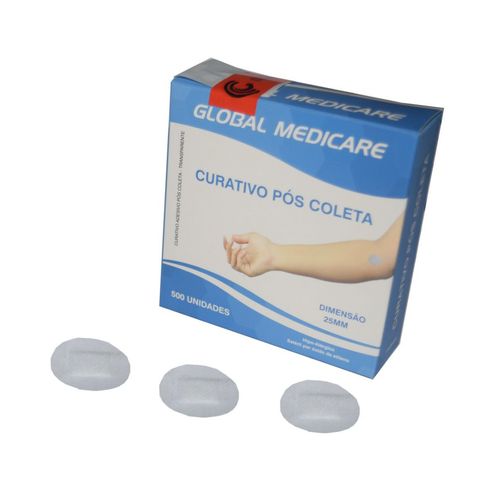 Curativo Pós Coleta 25mm Cx 500und Transparente Curativo Pós Coleta 25mm Cx 500und Transparente