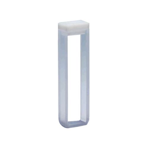 Cubeta Em Vidro Óptico 2 Faces Polidas Passo 5MM 1,5ml - Fundo Arredondado Cubeta Em Vidro Óptico 2 Faces Polidas Passo 5MM 1,5ml - Fundo Arredondado