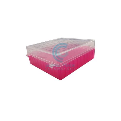 Caixa Tubo Criogênico - Alfa Numérico 100 Tubos de 1,5ml à 2,0ml - Rosa Caixa Tubo Criogênico - Alfa Numérico 100 Tubos de 1,5ml à 2,0ml - Rosa