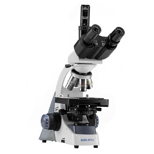 Microscopio Trinocular Otica Finita Planacromatico Led 2000x