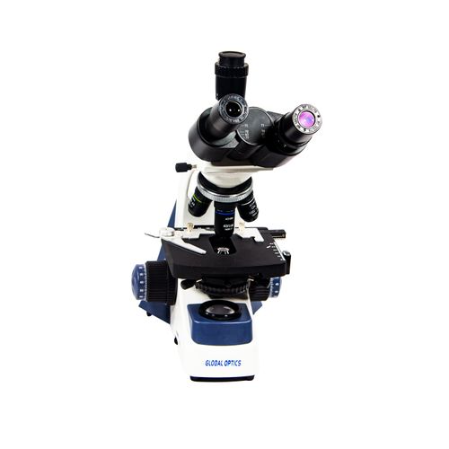 Microscopio Trinocular Otica Finita Acromatico Led Aumento 1600x + Câmera para Microscópio 16MP HDMI USB