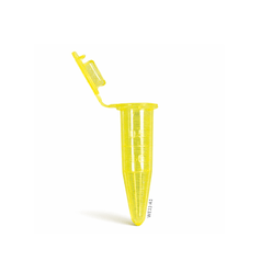 MIicrotubo-0.5ml-graduado-amarelo-xplast-we11A1-angulo-frontal