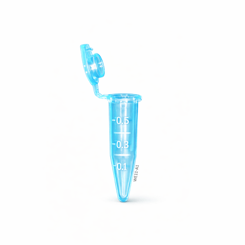 MIicrotubo-0.5ml-graduado-azul-xplast-we11A2-angulo-frontal MIicrotubo-0.5ml-graduado-azul-xplast-we11A2-angulo-frontal