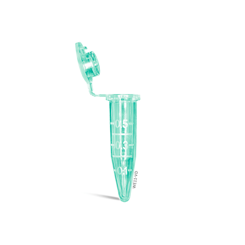 microtubo-centrifugacao-0-5ml-verde-detalhe-tampa microtubo-centrifugacao-0-5ml-verde-detalhe-tampa