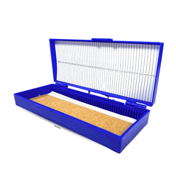 caixa-armazenamento-laminas-microscopia-abs-azul