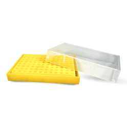 caixa-criogenica-96-microtubos-0-2ml-autoclavavel-amarela