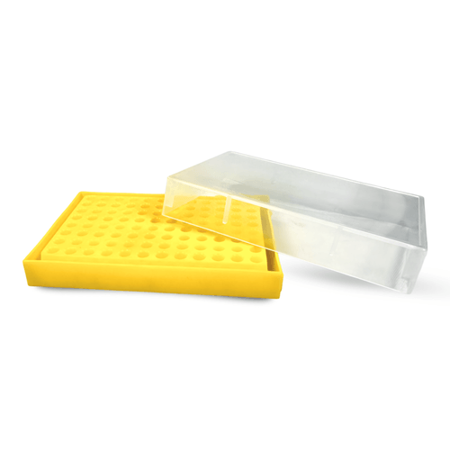 caixa-criogenica-96-microtubos-0-2ml-autoclavavel-amarela